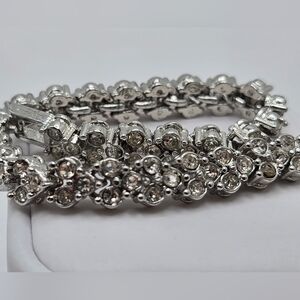 ✨2/$10✨ Elegant Wedding Dainty Tennis Bracelet – Rhinestone Chain, Stackable, 7"